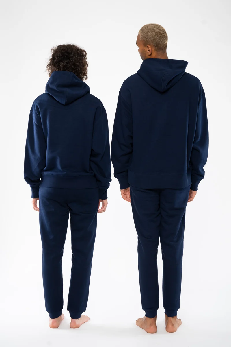 Boxy Unisex Hoodie aus Bio Baumwolle
