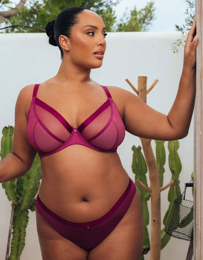 Curvy Kate Lightstyle Brazilian Berry Purple