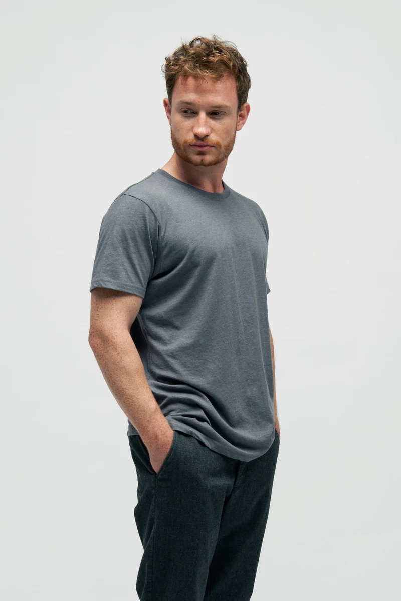 Recyceltes T-Shirt aus Bio Baumwolle und PET-Flaschen