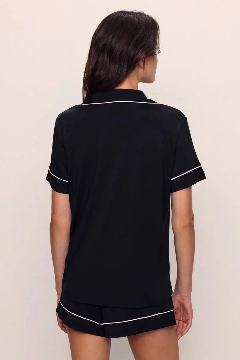 Gisele Relaxed Shorts Set Black