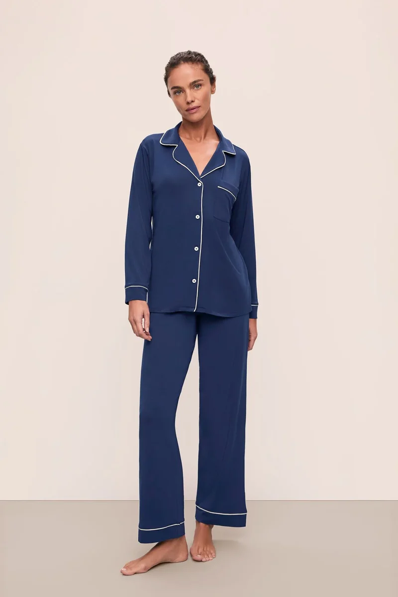 Gisele Long PJ Set Navy