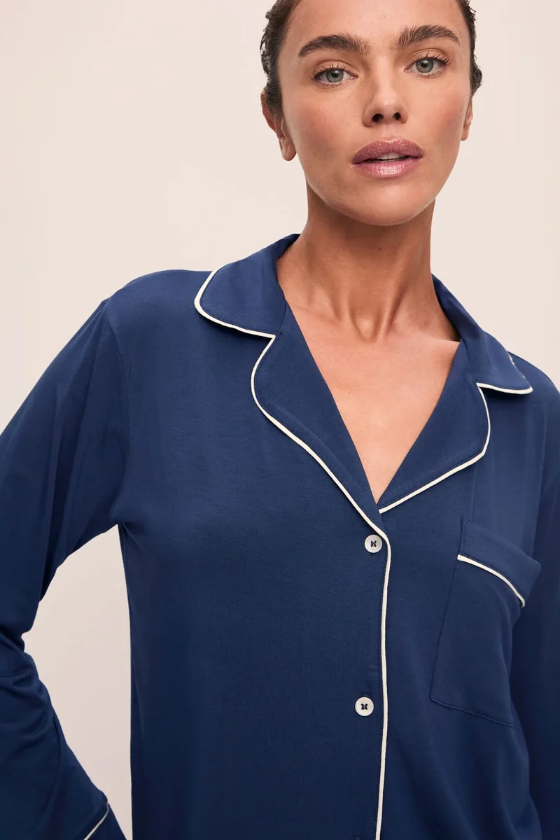 Gisele Long PJ Set Navy