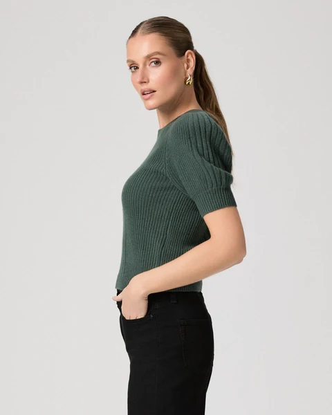 Kato Top Fern Green Cashmere
