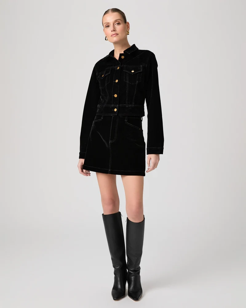 Janelle Mini Skirt Onyx