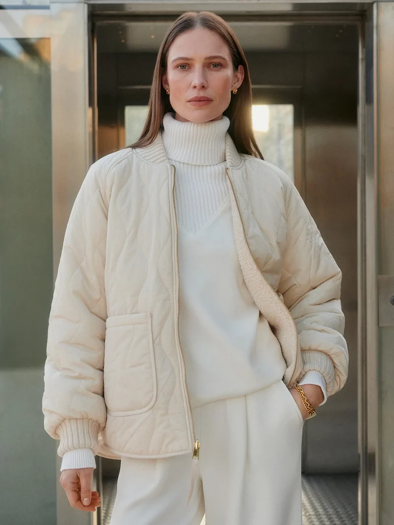 Serina Quilt Jacket Sandshell