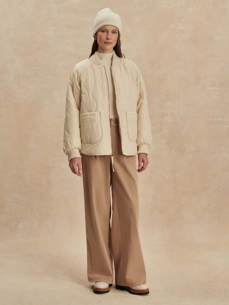 Serina Quilt Jacket Sandshell