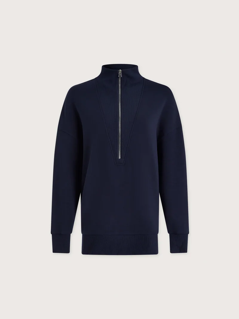 Maisie Longline Sweat Navy