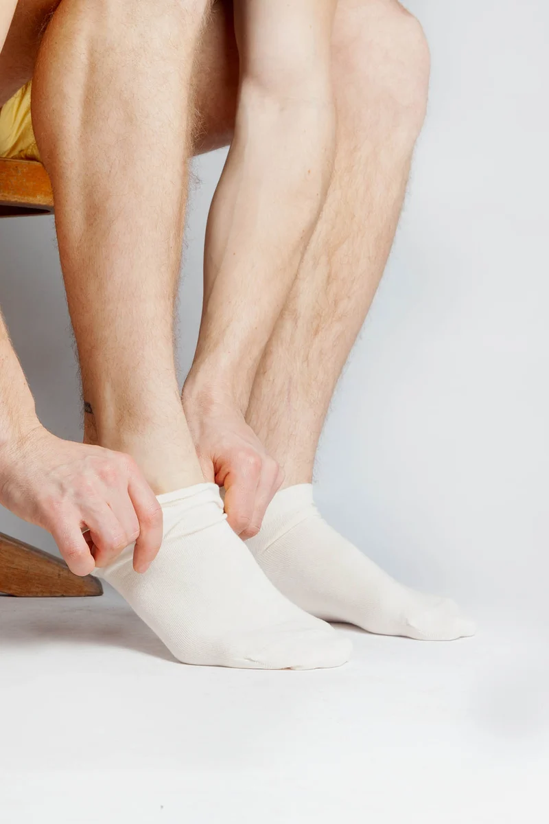 Sneaker-Socken aus Bio-Baumwolle