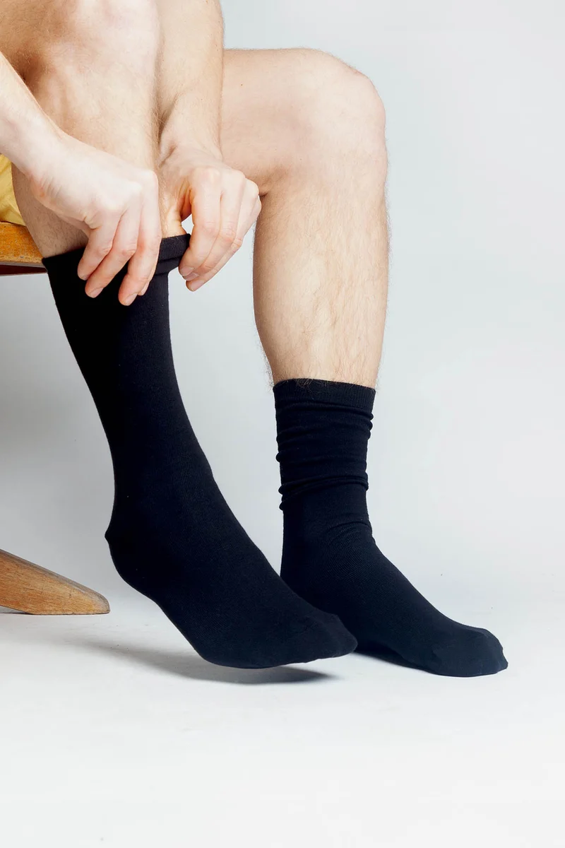 Klassische Socken aus Bio Baumwolle