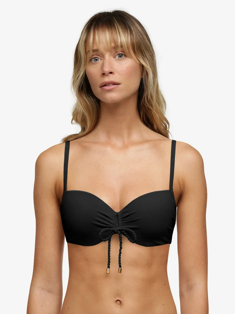 Chantelle Swimwear - Inspire Half-Cup Memory Bikini Top Schwarz