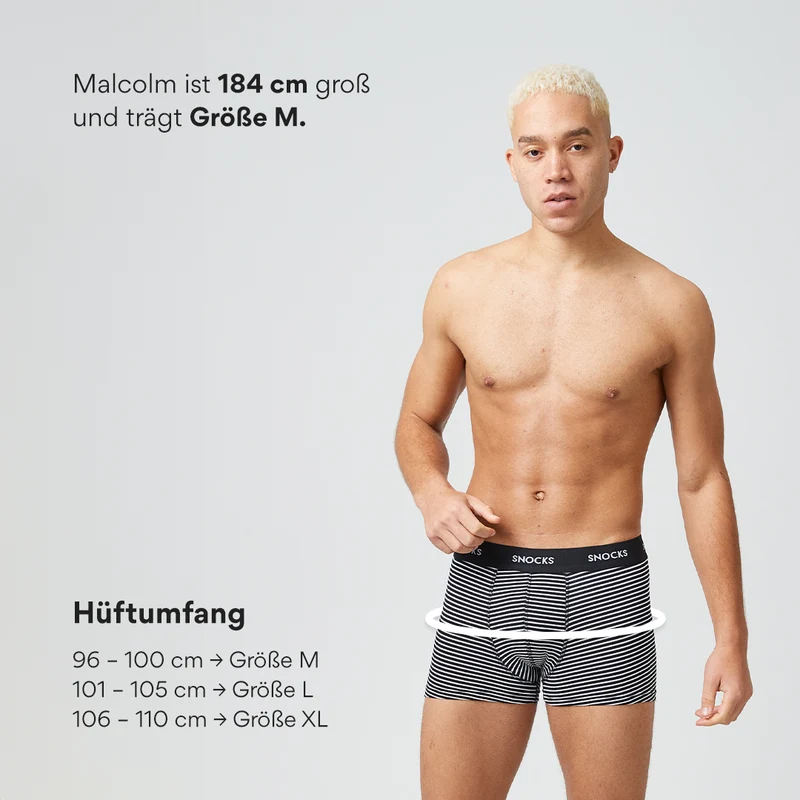 Boxershorts mit Streifen | Rote Streifen