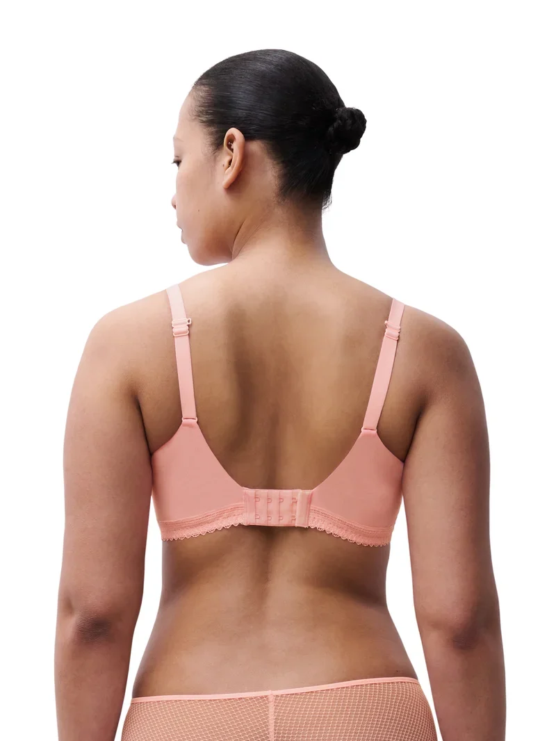 Chantelle – Romance Bügel-BH mit blickdichtem Bezug, Fluorrosa