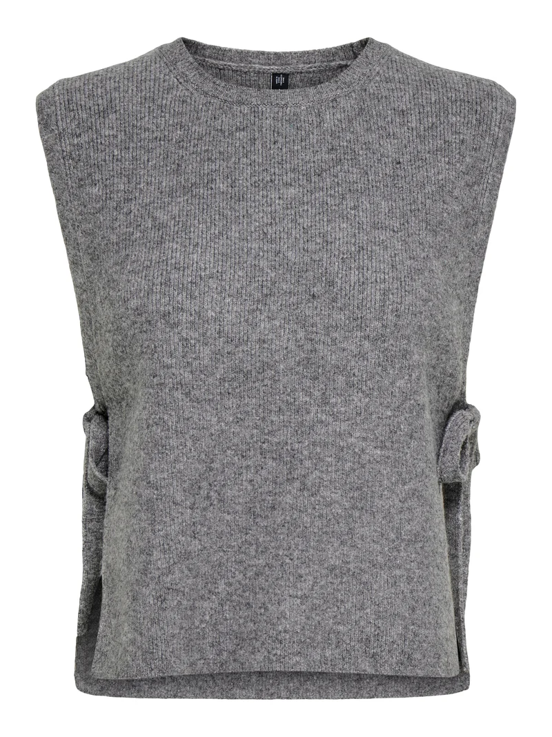 ONLBEATE O-NECK BOW VEST KNT