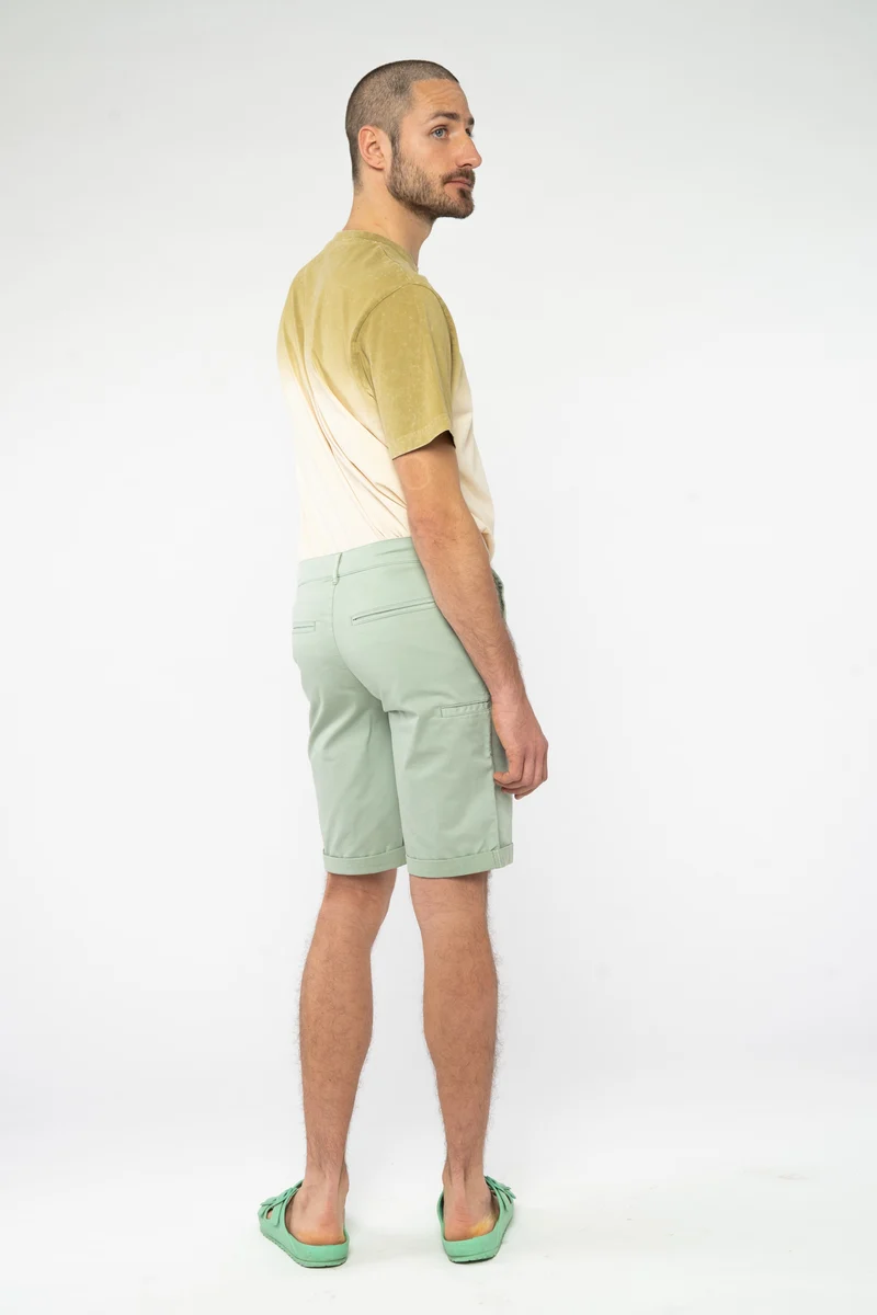 Micro-Chino Shorts aus Bio Baumwolle