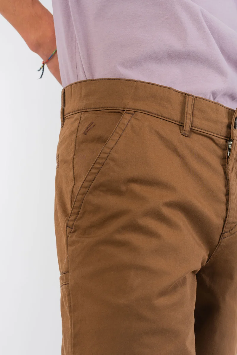 Micro-Chino Shorts aus Bio Baumwolle