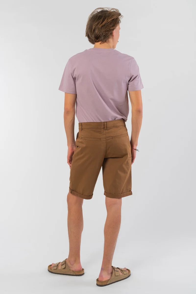 Micro-Chino Shorts aus Bio Baumwolle