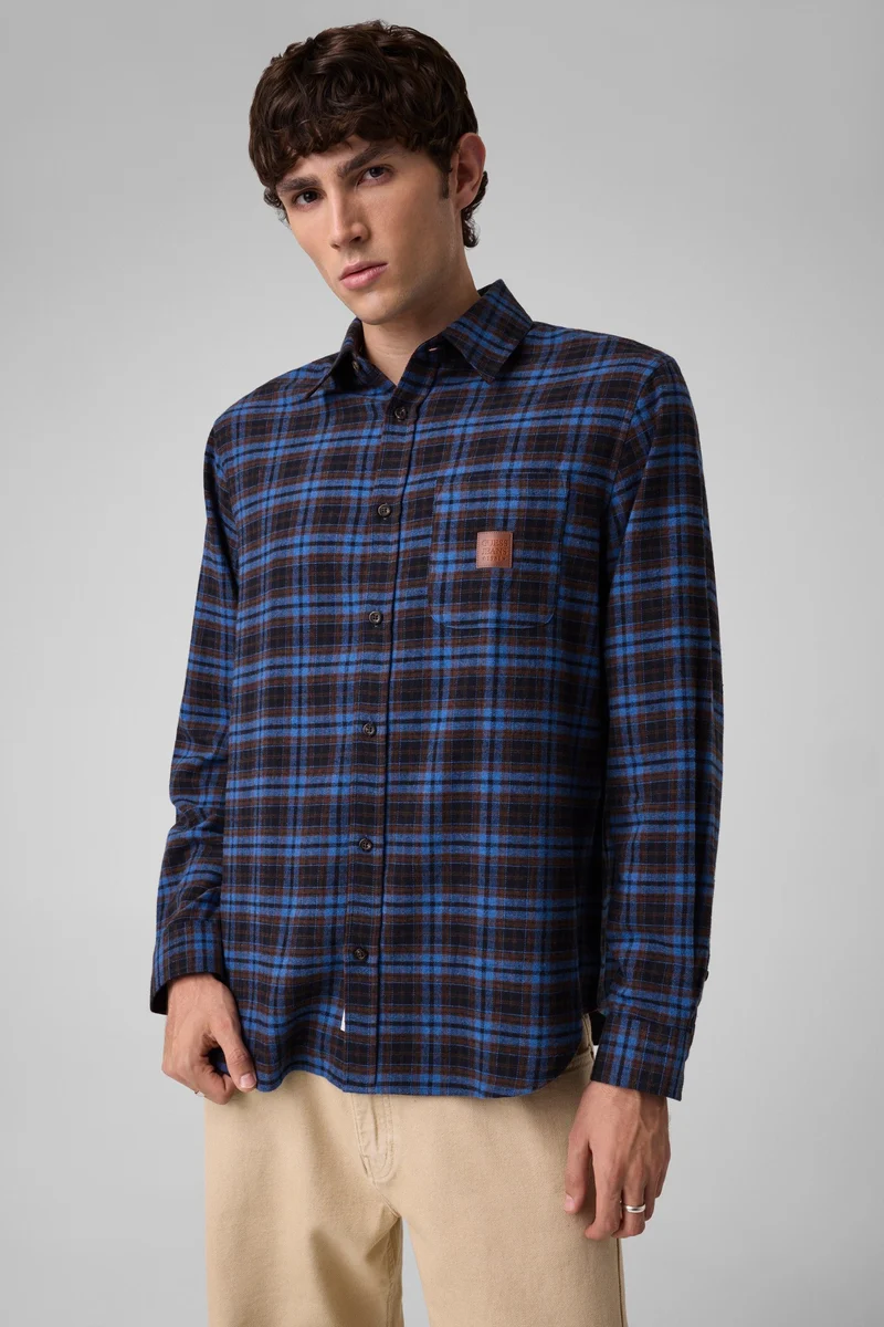 GJ REGULAR FIT FLANNEL SHIRT