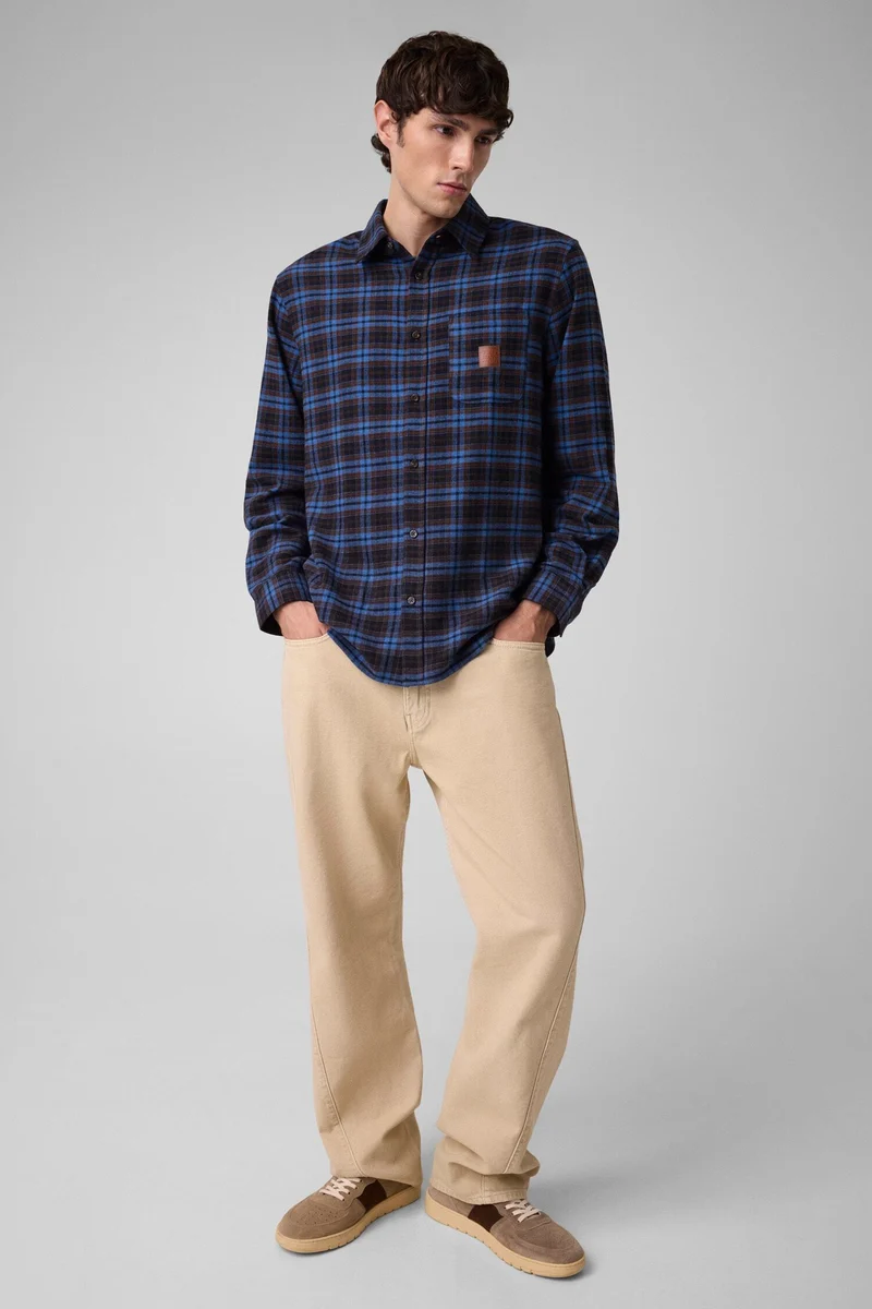 GJ REGULAR FIT FLANNEL SHIRT