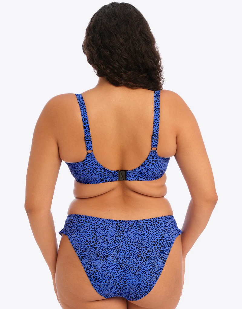 Elomi Pebble Cove Plunge Bikini Top Blue