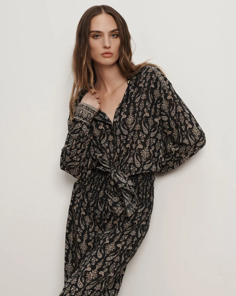 Lloyd Paisley Button Down Shirt
