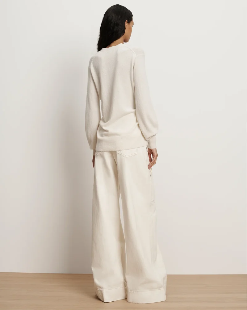 Lamotte Cashmere Cardigan Ivory