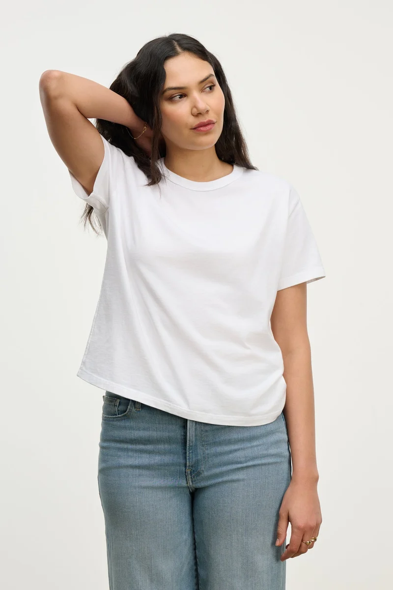 Leigh Tee White