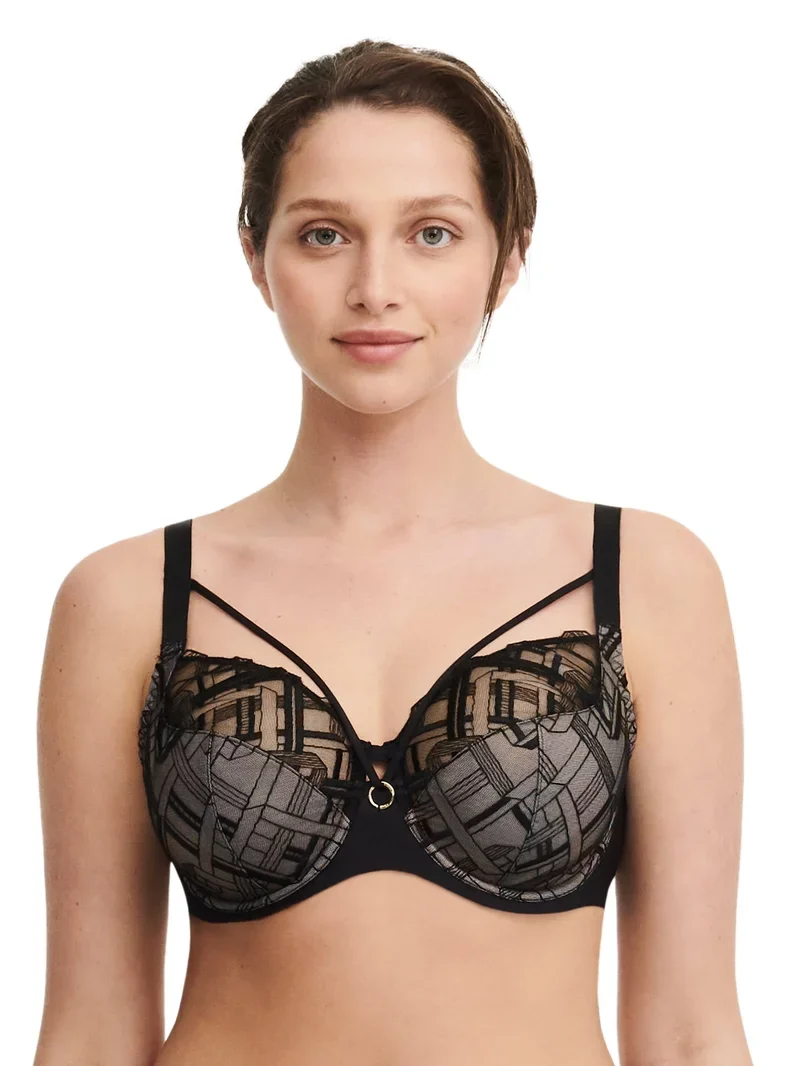 Chantelle – Graphic Support Sehr bedeckender Bügel in Schwarz