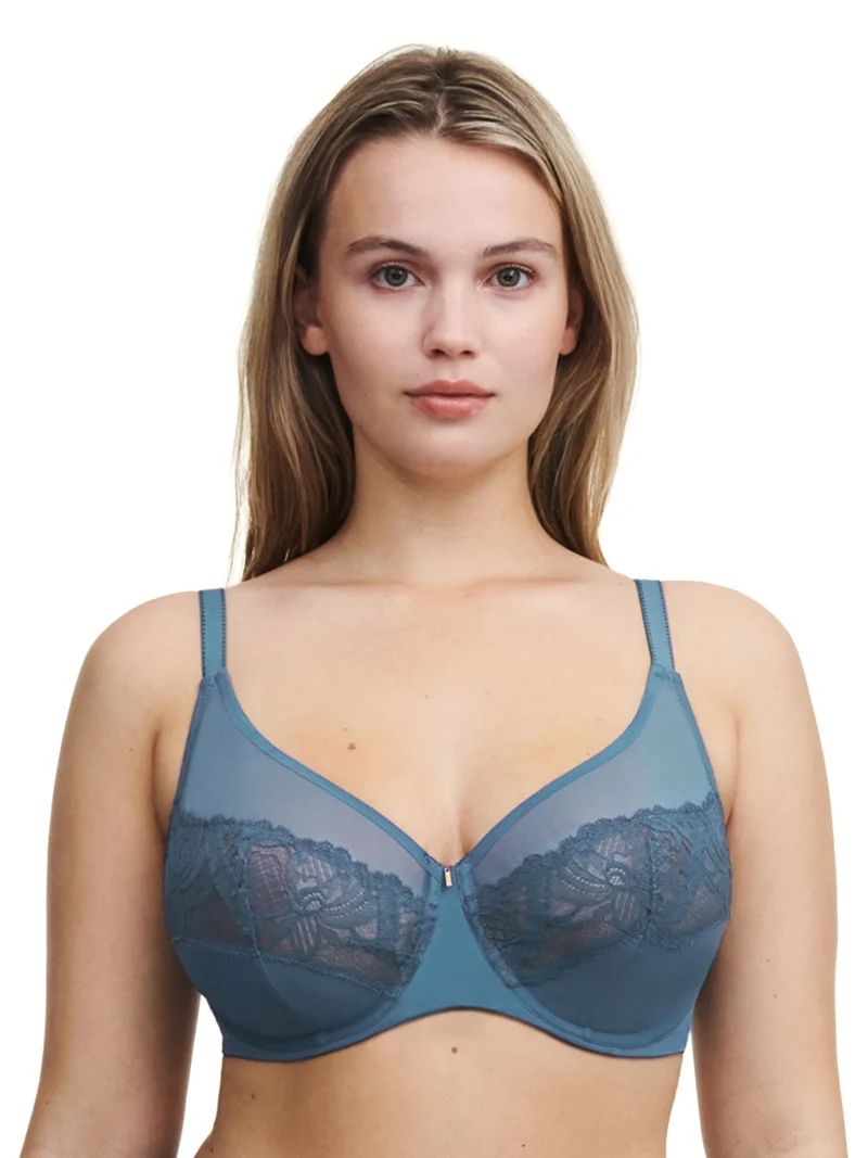 Chantelle - Orangerie Dream Sehr bedeckender Bügel-BH Jeansblau