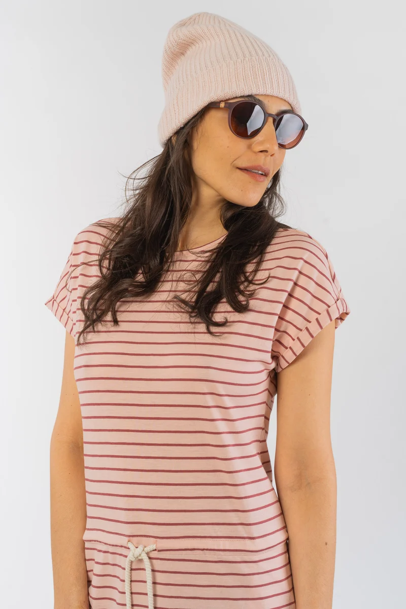 Casual Jerseydress #STRIPES aus Bio Baumwolle