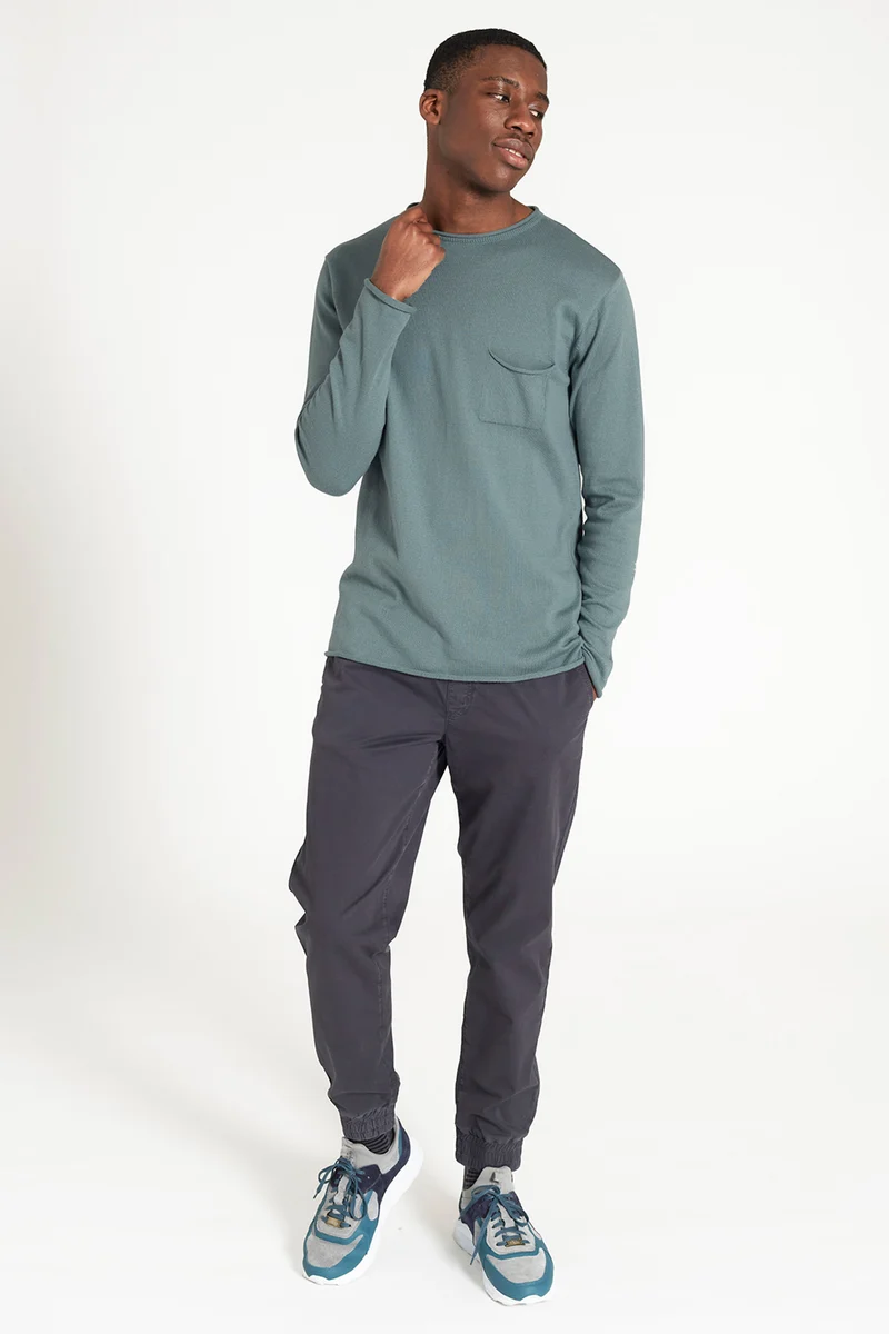 Light Knit Crew Neck aus Bio Baumwolle