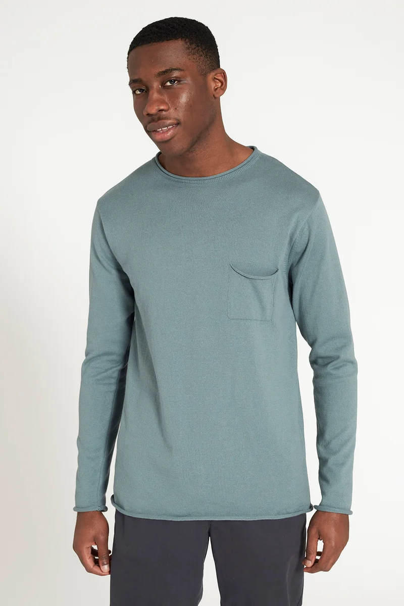 Light Knit Crew Neck aus Bio Baumwolle