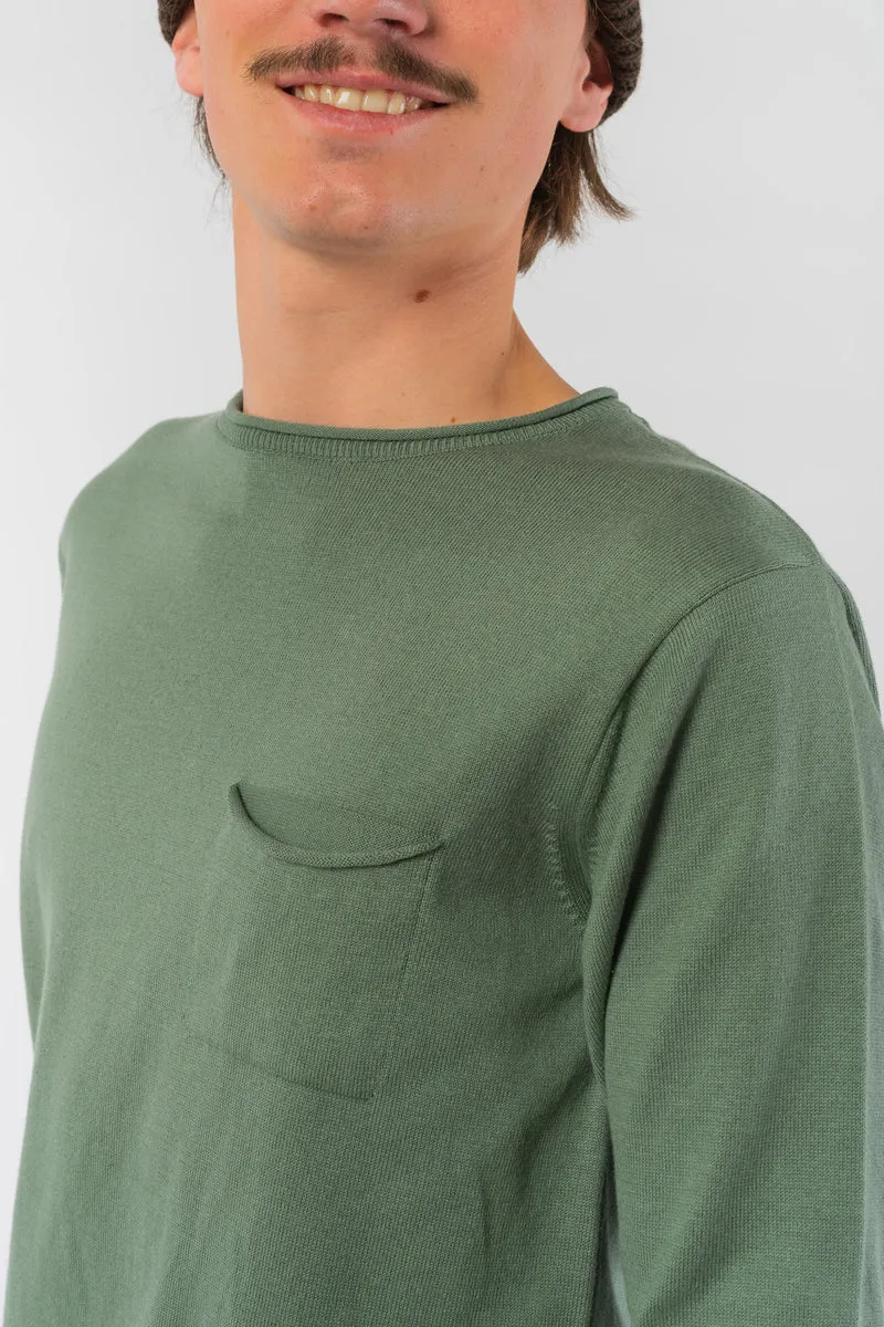 Light Knit Crew Neck aus Bio Baumwolle