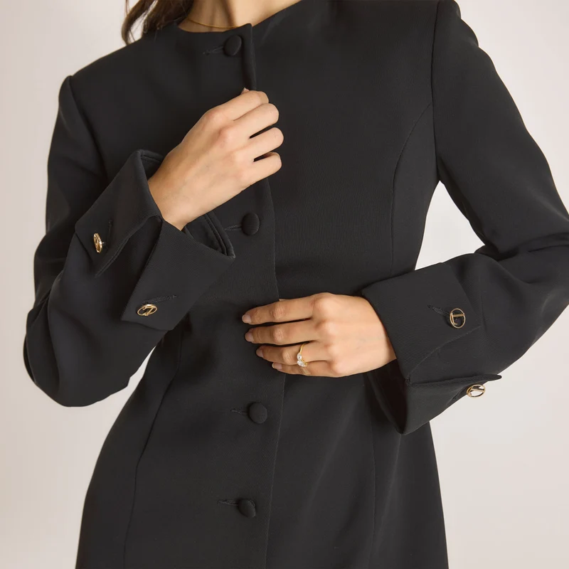 Structured Dress - Black