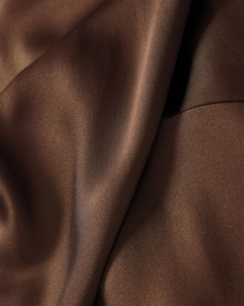 Sparrow Silk Blouse Walnut