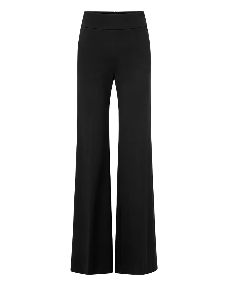 Kalinda Wide Leg Ponte Pant Black