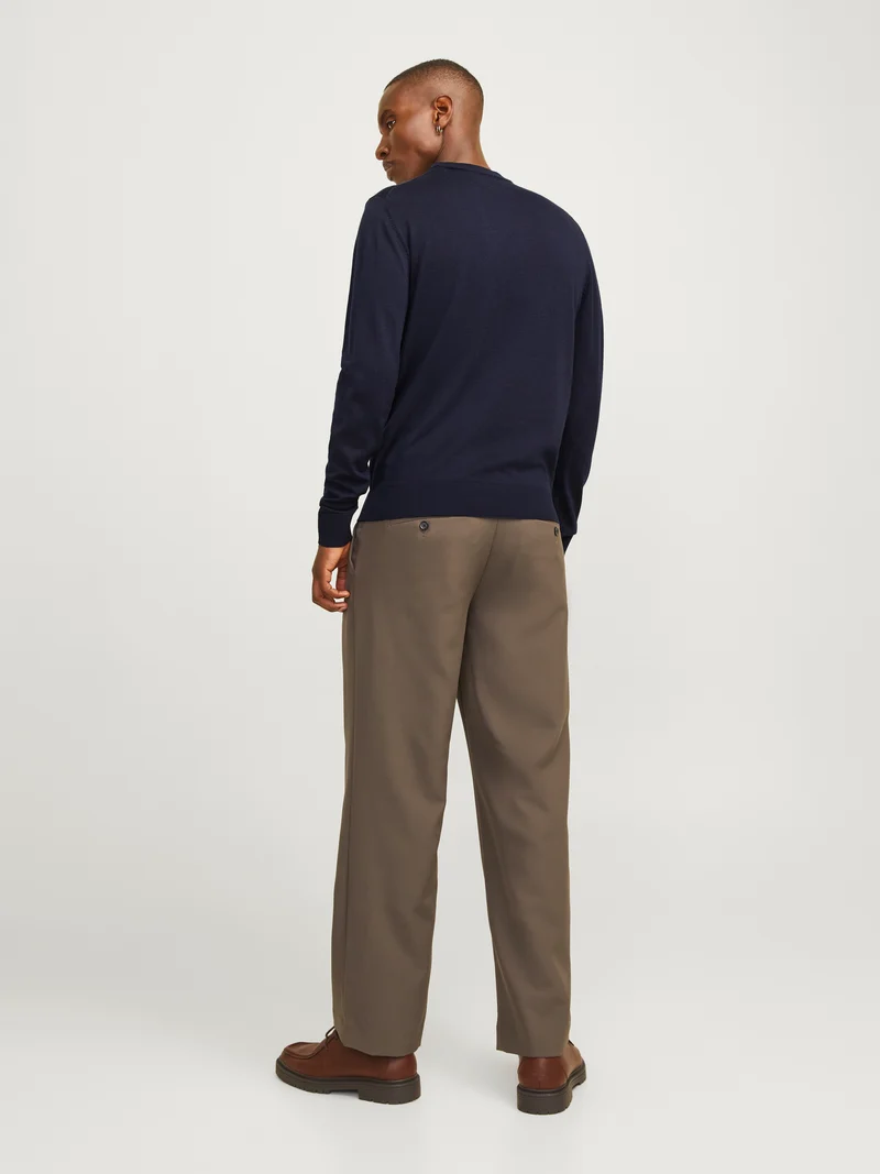 JJMILANO STITCH KNIT CREW NECK SN