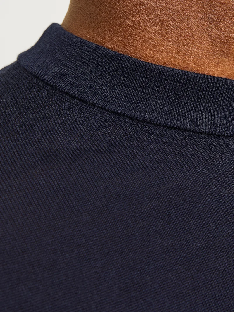 JJMILANO STITCH KNIT CREW NECK SN