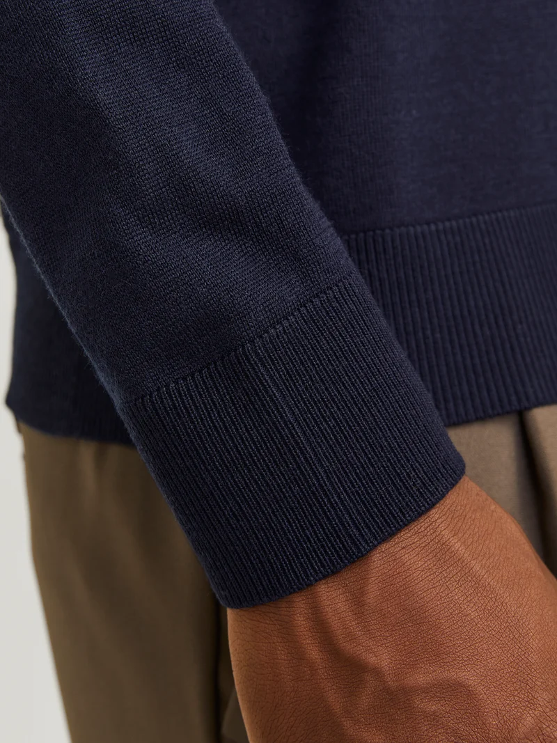 JJMILANO STITCH KNIT CREW NECK SN