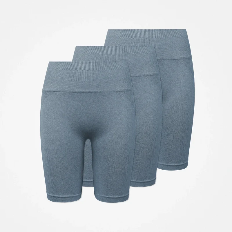 Radlerhose Seamless Damen | Taubenblau