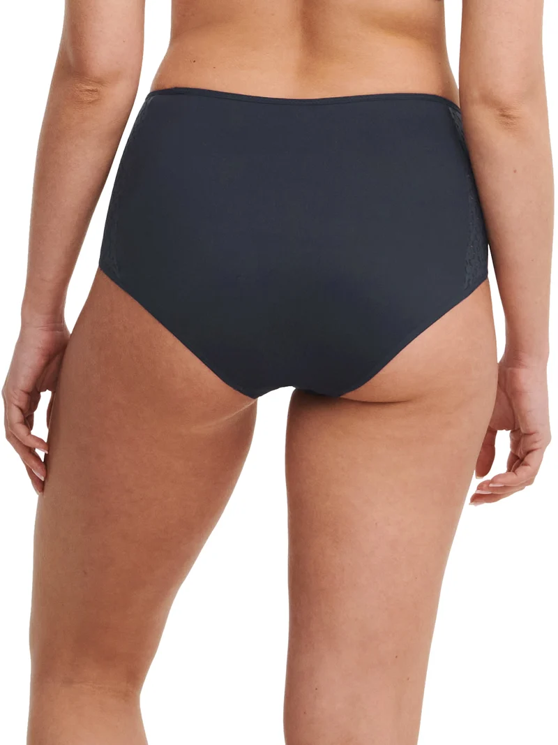 Chantelle EasyFeel - Norah High Waisted Covering Full Slip Navy Dark Blue