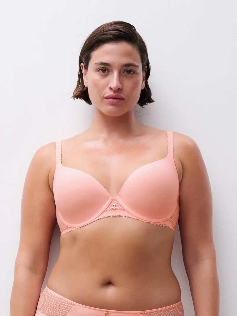 Chantelle – Romance Covering T-Shirt-BH, Fluorrosa