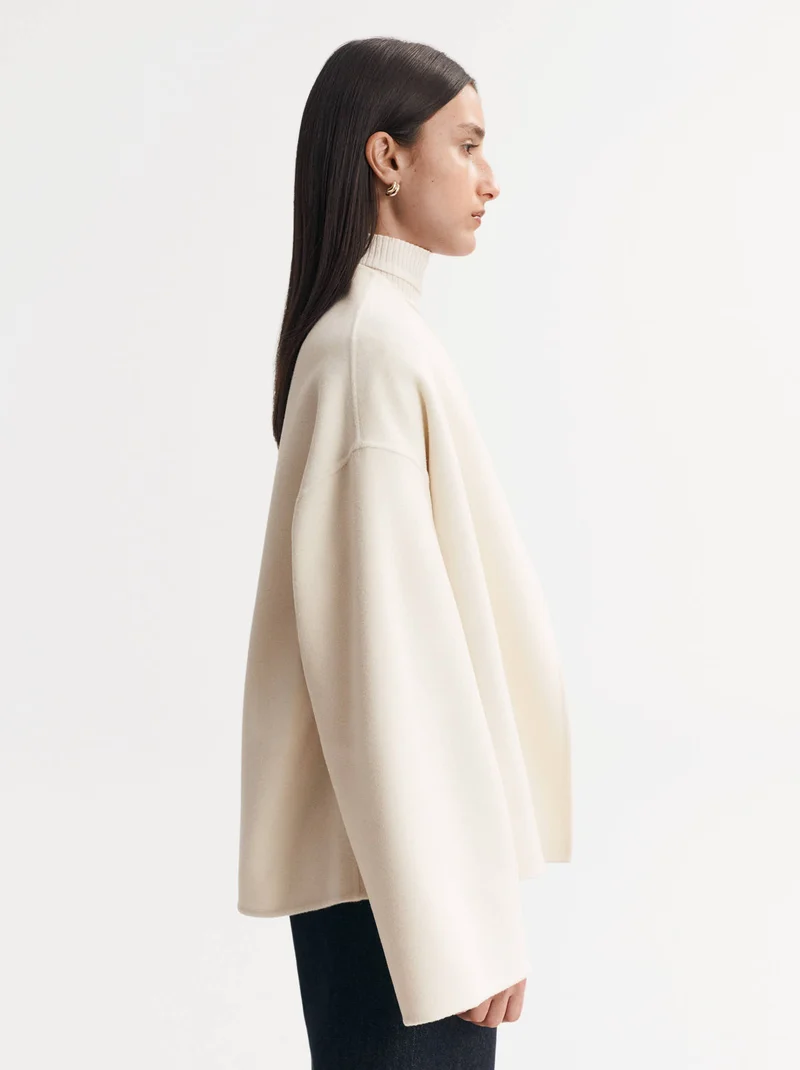 Short Jacket Feather White