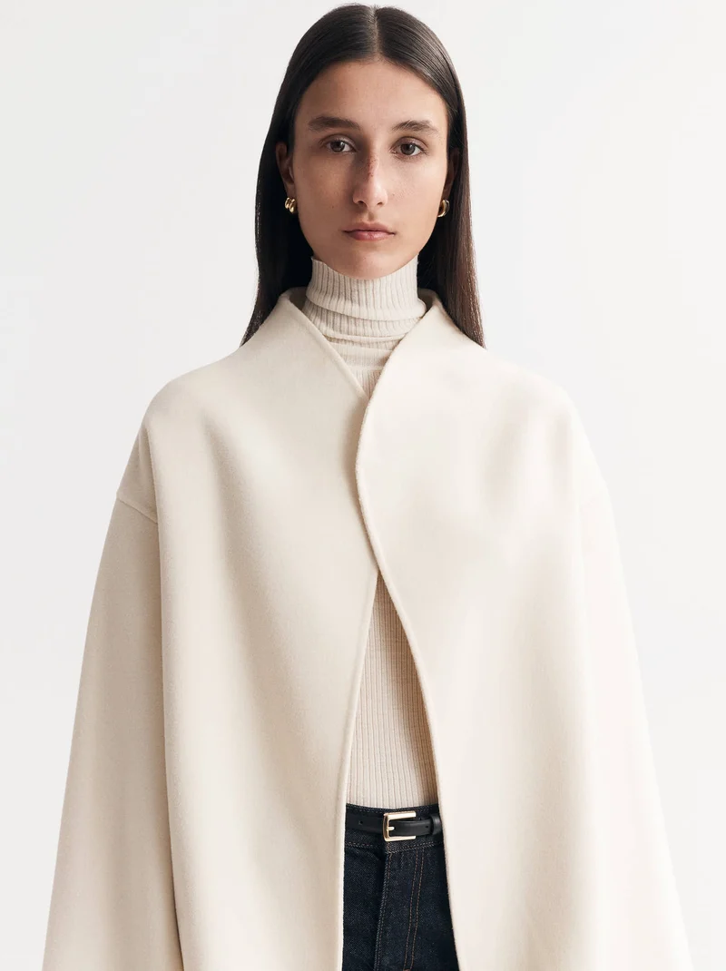 Short Jacket Feather White