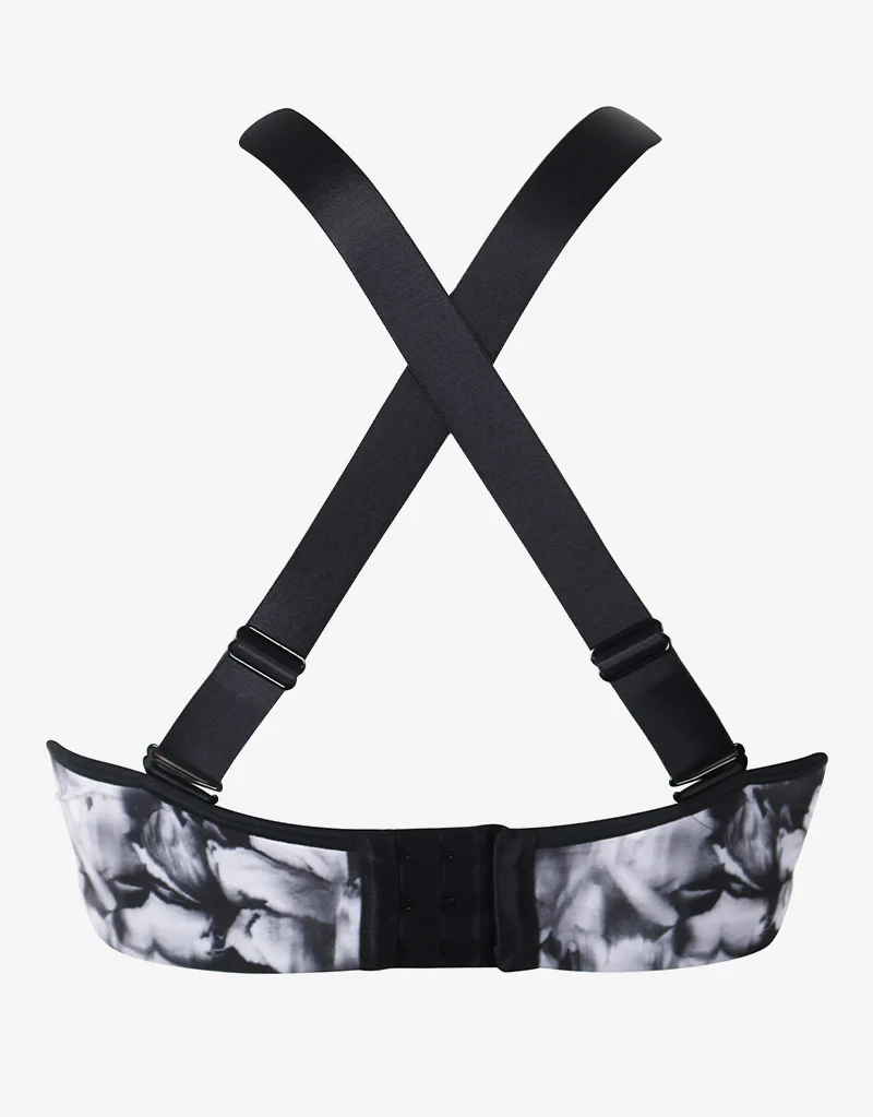 Pour Moi Energy Empower Lightly Padded Convertible Sports Bra Mono