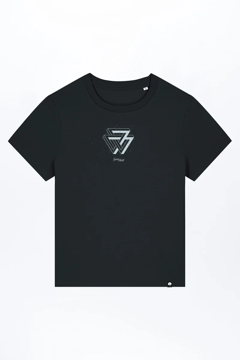 Melange Triangle T-Shirt für Frauen