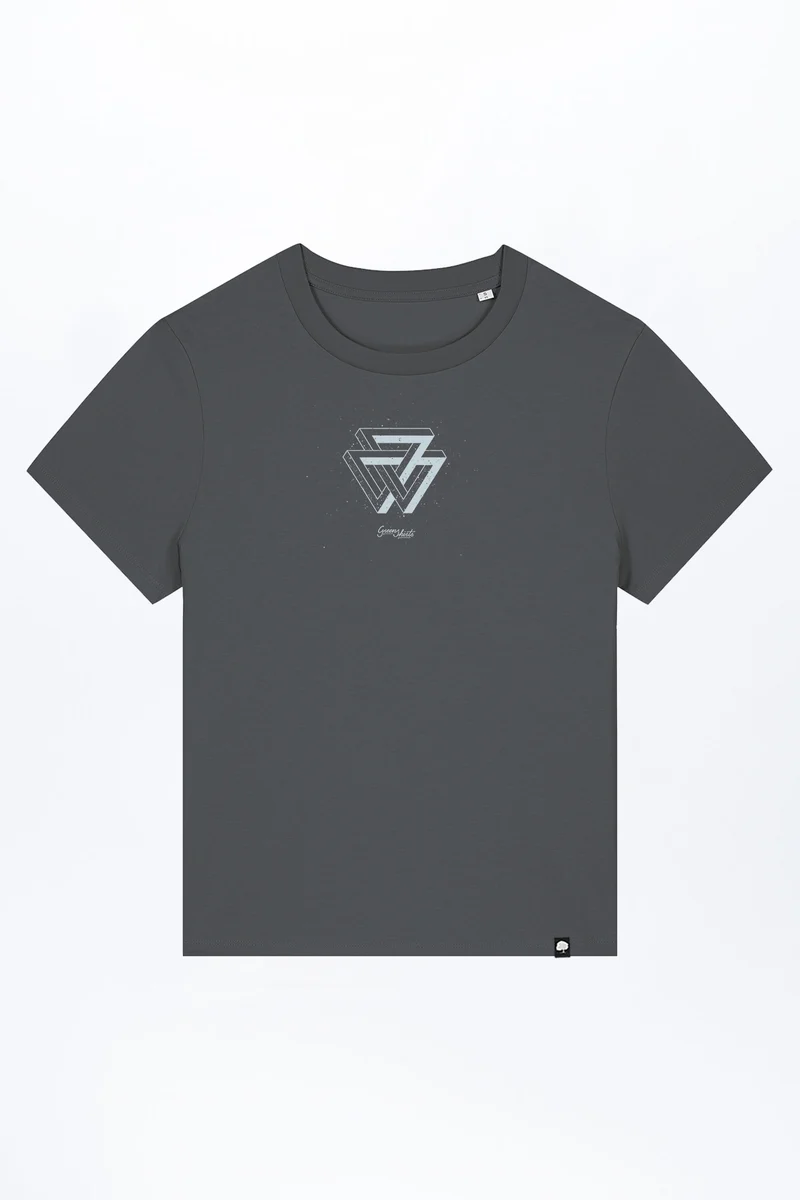 Melange Triangle T-Shirt für Frauen