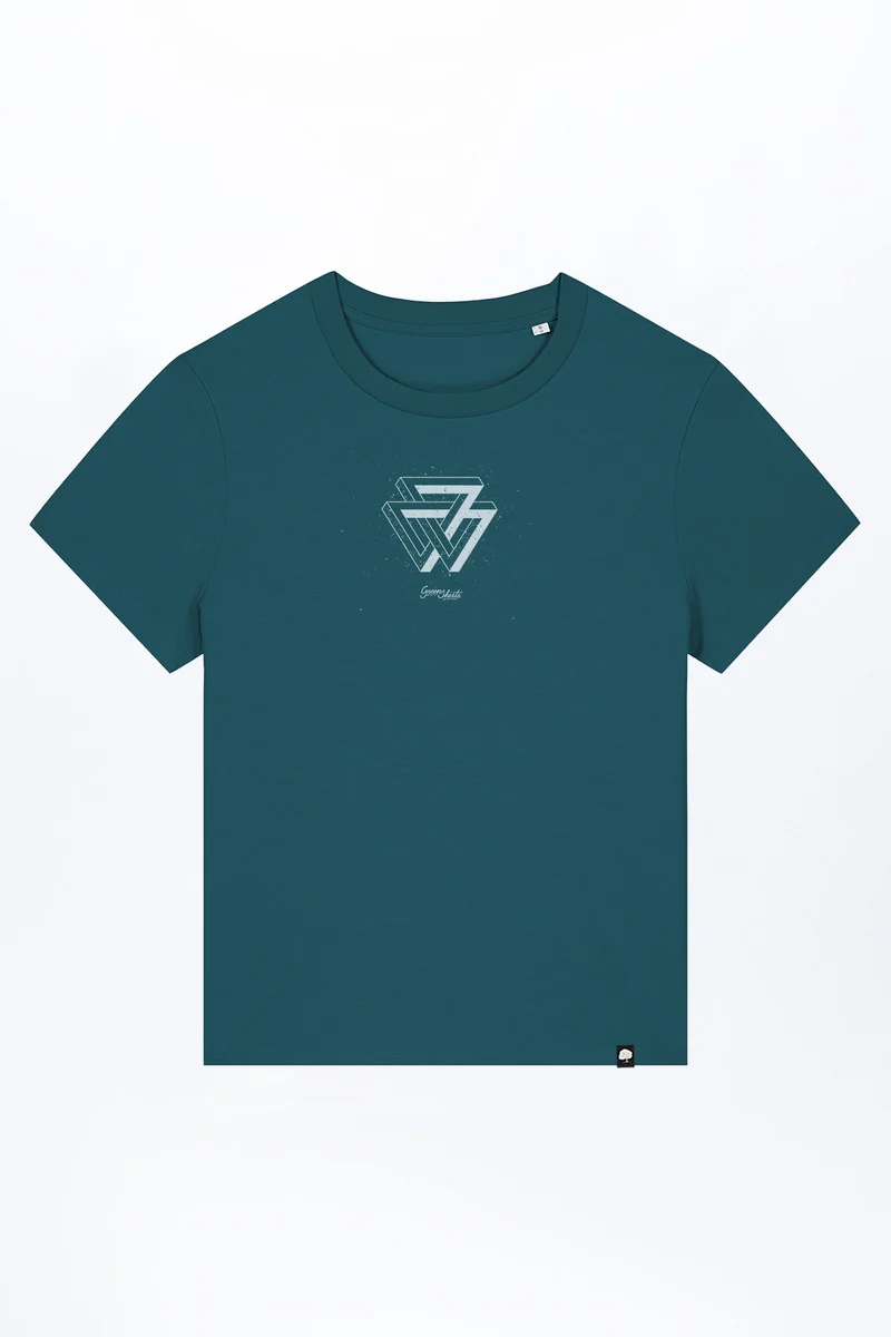 Melange Triangle T-Shirt für Frauen