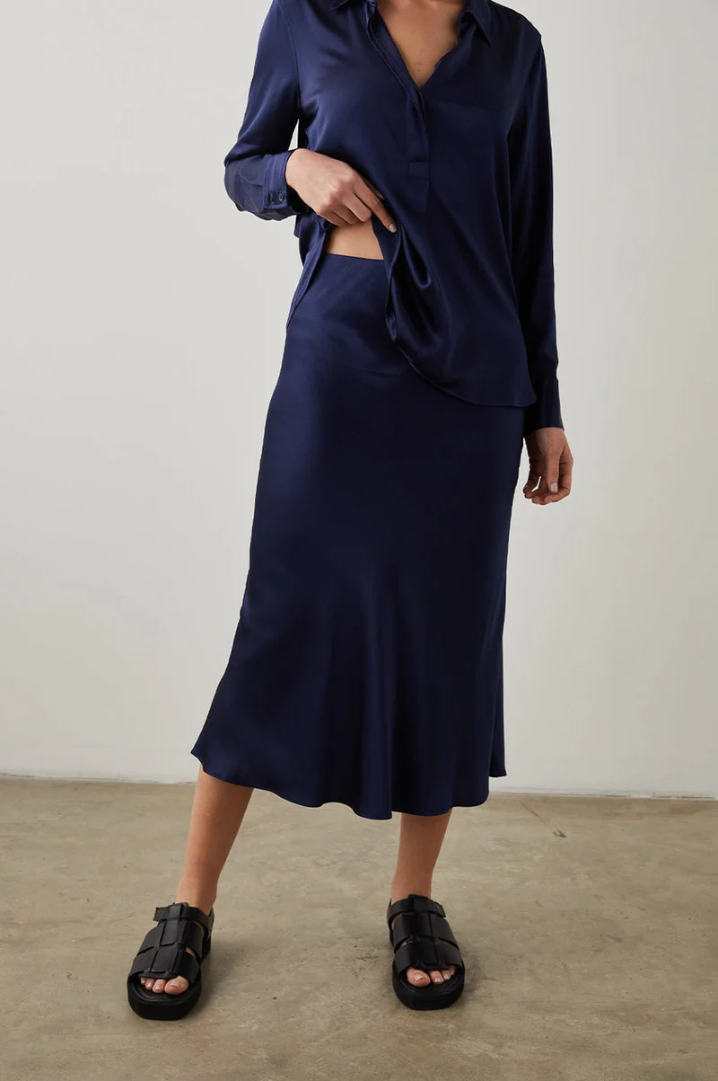 Anya Navy Skirt