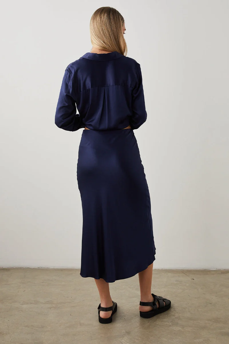 Anya Navy Skirt