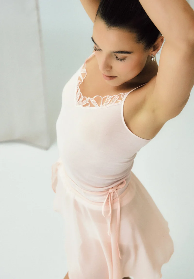 Rosaria Spaghetti Top | rose bath 070783-072315